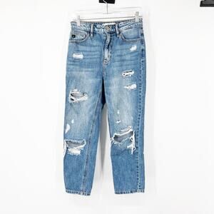 Kancan Bobbie Ultra High Rise Straight Leg Jeans